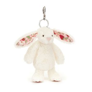 Blossom Cream Bunny ‘Berry’ Bag Charm